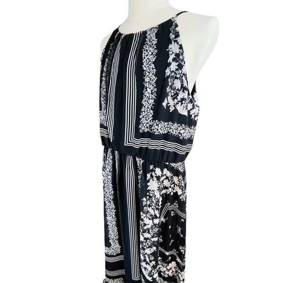 JULIA JORDAN Black White Print Maxi Dress Sz 16 New NWT Cruise Vacation Wedding - Picture 13 of 13